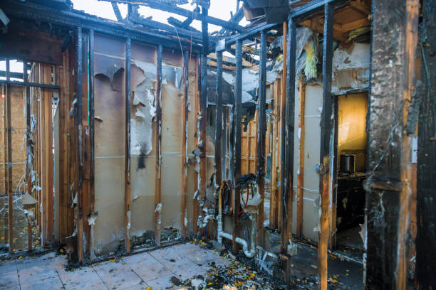 Professional Fire Damage Repair technician working in Clarinda, IA